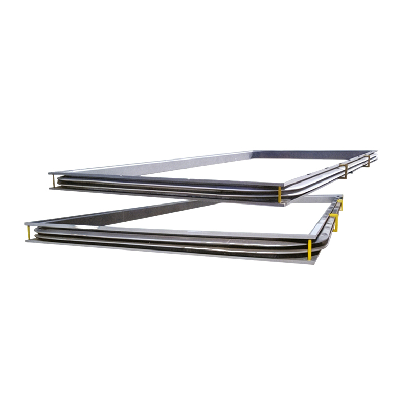 Large-diameter rounded-corner rectangular expansion joint